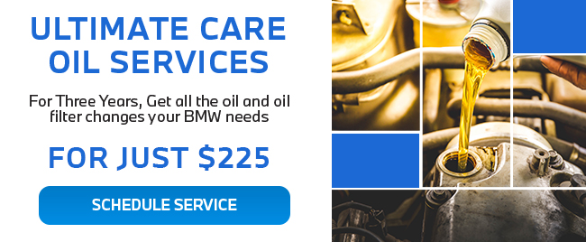 Ultimate Care Oil Services - For three years get all the oil and oil filter changes your BMW needs