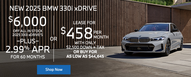 2025 BMW 330i offer
