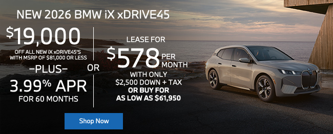 2025 BMW iX offer