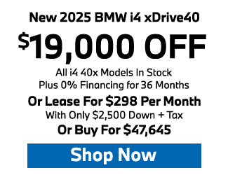 2025 BMW i4 xDRIVE40 Offer