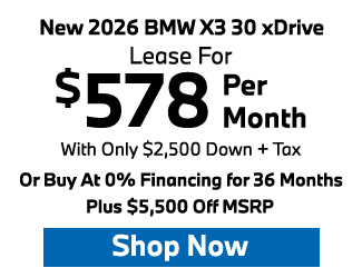 2026 BMW X3 30 xDrive Offer