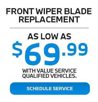 Front wiper blade replacement offer