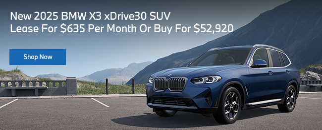 New 2025 BMW X3 xDrive30 SUV