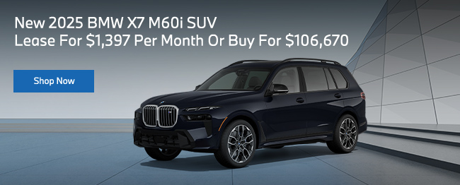 2025 BMW X7 M60i SUV