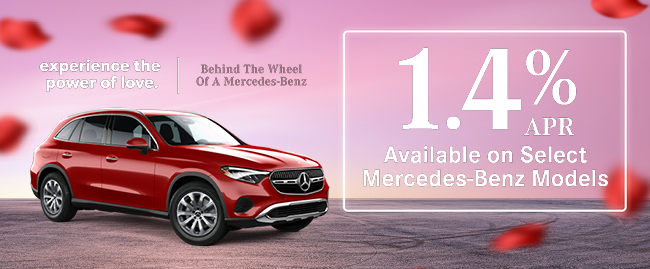 experience the power of love behind the wheel of a Mercedes-Benz