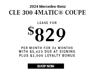 2024 CLE 300 4MATIC® Coupe offer