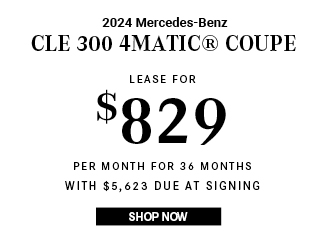 2024 CLE 300 4MATIC® Coupe offer