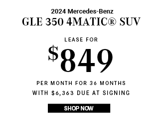 2024 Mercedes-Benz GLE 350 4MATIC® SUV offer