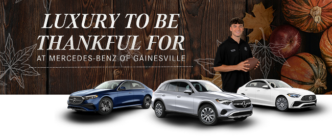 luxury to be thankful for at Mercedes-Benz of Gainesville