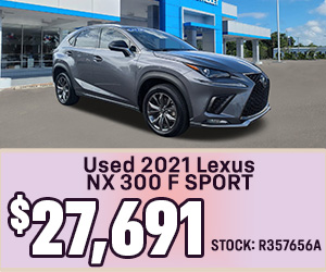 Pre-Owned 2021 lexus nx 300 f sport