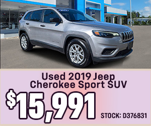 Pre-Owned 2019 jeep cherokee sport