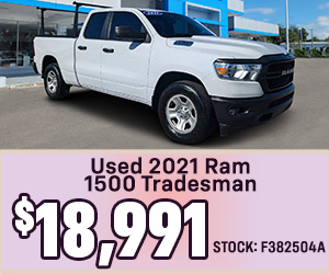 Pre-Owned 2021 Ram 1500 Tradesman