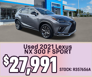 Pre-Owned 2021 lexus nx 300 f sport