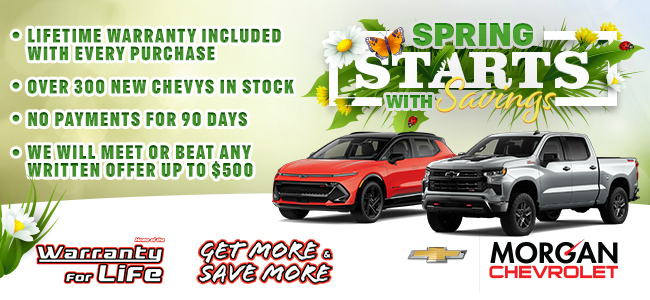 Spring starts with Savings