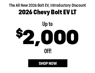 2026 Chevrolet Bolt EV LT Offer