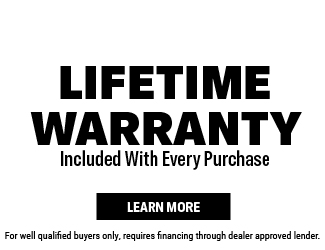 lifetime warranty included with every purchase