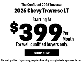 2026 Chevrolet Traverse offer