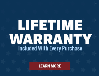 lifetime warranty included with every purchase