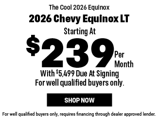 2026 Chevrolet Equinox LT Offer