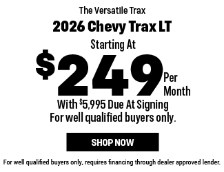 2026 Chevrolet Trax LT Offer