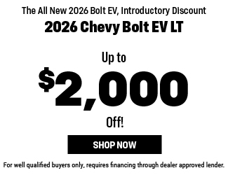 2026 Chevrolet Bolt EV LT Offer