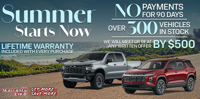 Memorial Day Chevy Savings