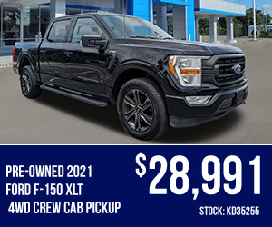 Pre-Owned 2021 Ford F-150 XLT 4WD Crew Cab Pickup