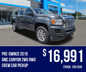 Pre-Owned 2016 gmc canyon 2wd