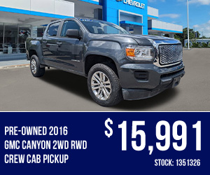 Pre-Owned  2016 GMC Canyon