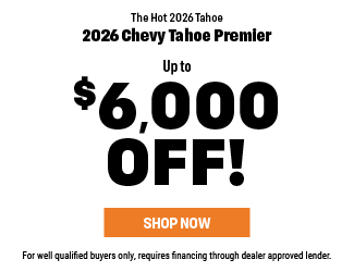 2026 Chevrolet Tahoe Premier Offer