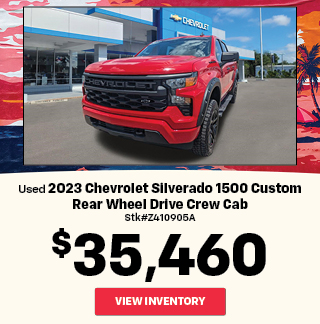 PRE-OWNED 2023 Chevrolet Silverado 1500 Custom Rear Wheel Drive Crew Cab Offer