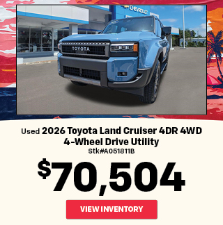 PRE-OWNED 2026 Toyota Land Cruiser 4DR 4WD 4-Wheel Drive Utility Offer