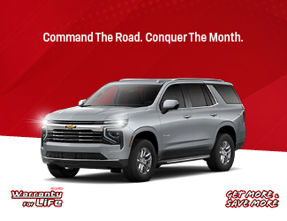 special offer on the new Chevy Tahoe LT