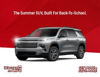 special offer on Chevy Traverse LT