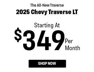 special offer on Chevy Traverse LT