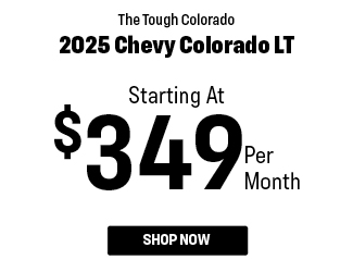 special offer on Chevy Colorado truck
