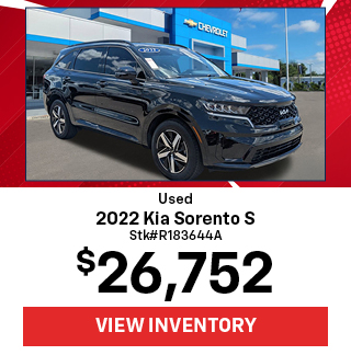 preowned offer on Kia Sorento