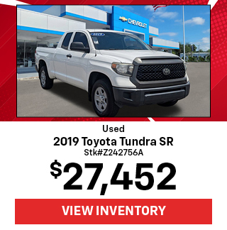 preowned offer on Toyota Tundra