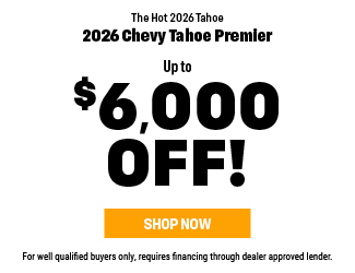 2026 Chevrolet Tahoe Premier Offer