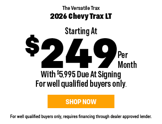 2026 Chevrolet Trax LT Offer