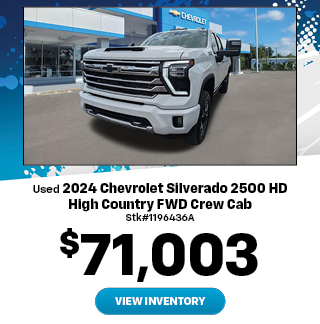 PRE-OWNED 2023 Chevrolet Silverado 3500 HD High Country DRW Four Wheel Drive Crew Cab Offer