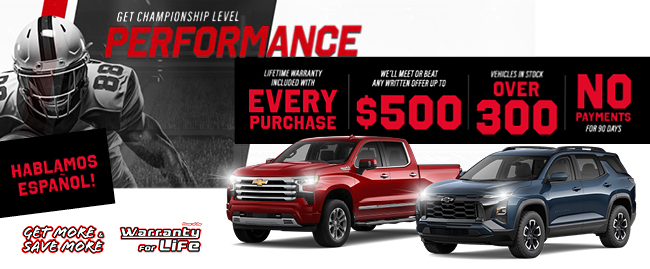 Get championship level performance