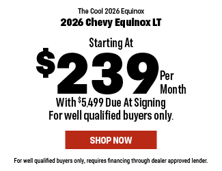 2026 Chevrolet Equinox LT Offer