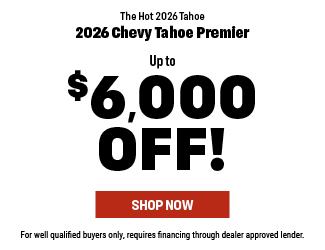 2026 Chevrolet Tahoe Premier Offer