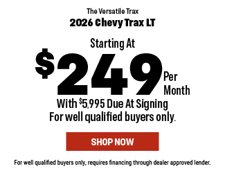 2026 Chevrolet Trax LT Offer