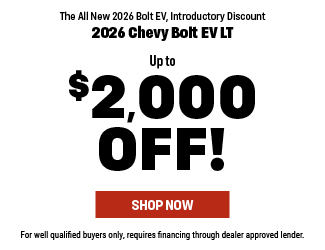 2026 Chevrolet Bolt EV LT Offer
