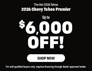 2026 Chevrolet Tahoe Premier Offer