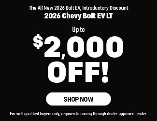 2026 Chevrolet Bolt EV LT Offer