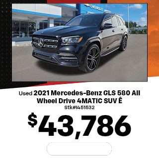 Used	2021	Mercedes-Benz 	GLS	580 All Wheel Drive 4MATIC SUV  Offer