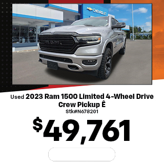 Used	2023	Ram 	1500 Limited 	4-Wheel Drive Crew Pickup  Offer